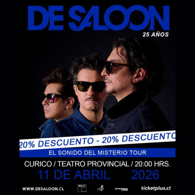 De Saloon Lanzamiento nuevo disco “El sonido del Misterio” + Grandes Éxitos