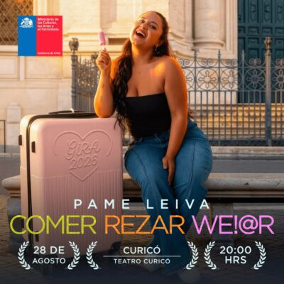 Pamela Leiva Presenta: Comer, Rezar, We!@r